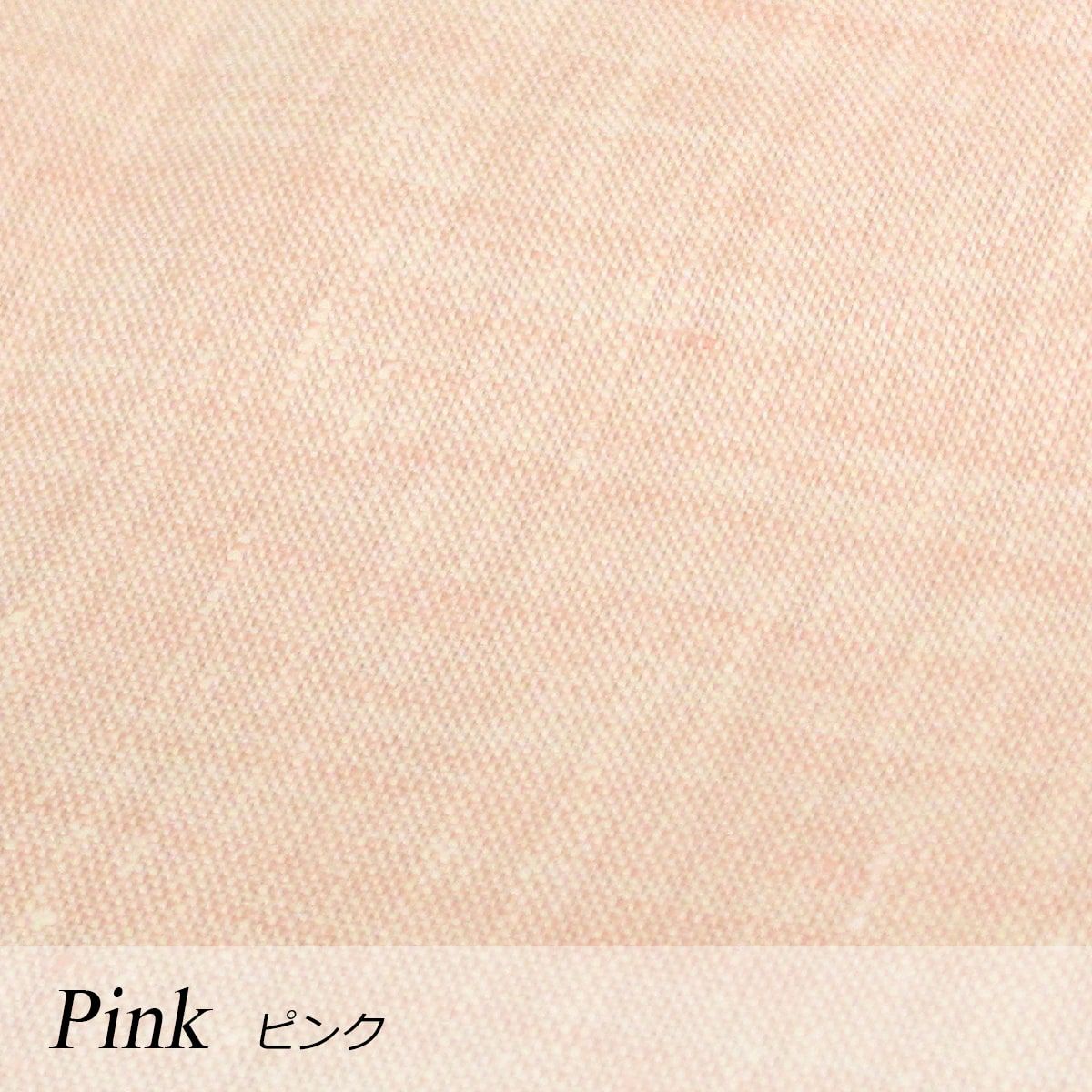 麻100% 本麻リネンボックスシーツ セミダブル 120×200×30cm ピンク